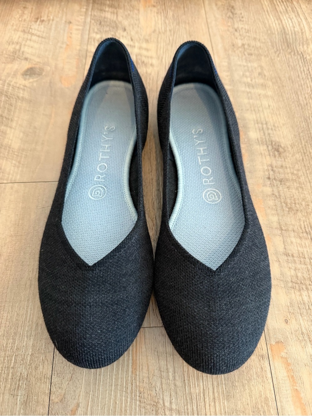 Rothy's Charcoal Merino Ballet Flats